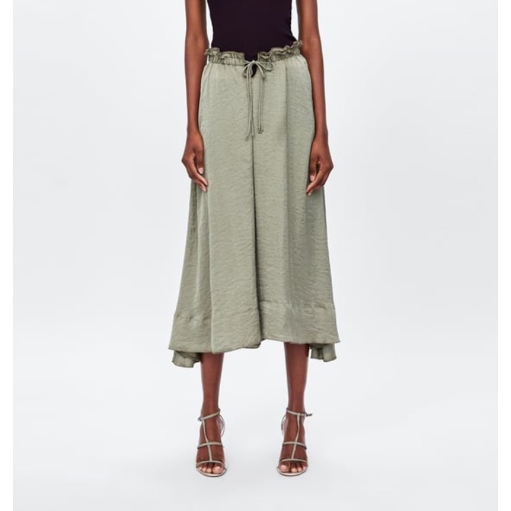 ZARA TIE WAIST SKIRT - Picture 2 of 5
